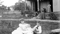 Crawford family at Gondo Cottage
